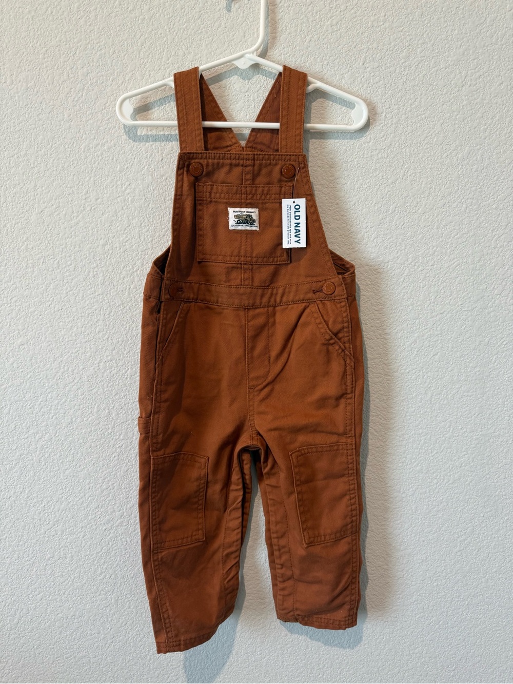 Old Navy Rust Brown Toddler Overall Pants